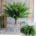 7 Branches Green Artificial Plant Persian Leaf Flower Office Home Garden Decor   112996171067